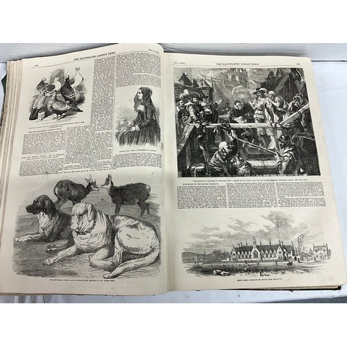 117 - ILLUSTRATED LONDON NEWS JANUARY TO JUNE 1855 AND ILLUSTRATED LONDON NEWS JULY TO DECEMBER 1854