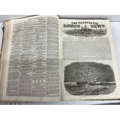 117 - ILLUSTRATED LONDON NEWS JANUARY TO JUNE 1855 AND ILLUSTRATED LONDON NEWS JULY TO DECEMBER 1854