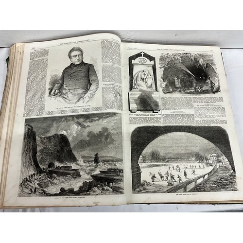 117 - ILLUSTRATED LONDON NEWS JANUARY TO JUNE 1855 AND ILLUSTRATED LONDON NEWS JULY TO DECEMBER 1854