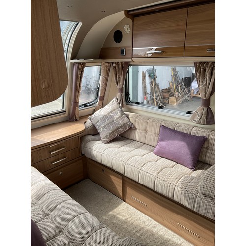 522 - 2015 BAILEY UNICORN III MADRID SINGLE AXLE 3 BERTH TOURING CARAVAN WITH FITTED MOTOR MOVER,SERVICE H... 