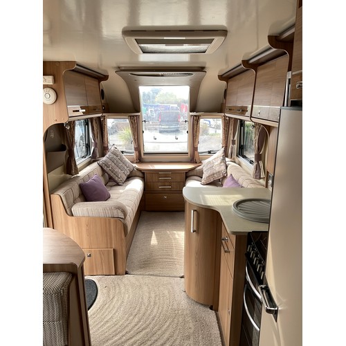 522 - 2015 BAILEY UNICORN III MADRID SINGLE AXLE 3 BERTH TOURING CARAVAN WITH FITTED MOTOR MOVER,SERVICE H... 