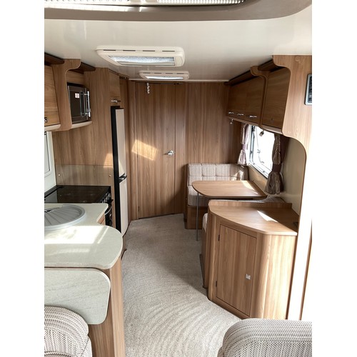 522 - 2015 BAILEY UNICORN III MADRID SINGLE AXLE 3 BERTH TOURING CARAVAN WITH FITTED MOTOR MOVER,SERVICE H... 