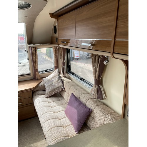 522 - 2015 BAILEY UNICORN III MADRID SINGLE AXLE 3 BERTH TOURING CARAVAN WITH FITTED MOTOR MOVER,SERVICE H... 