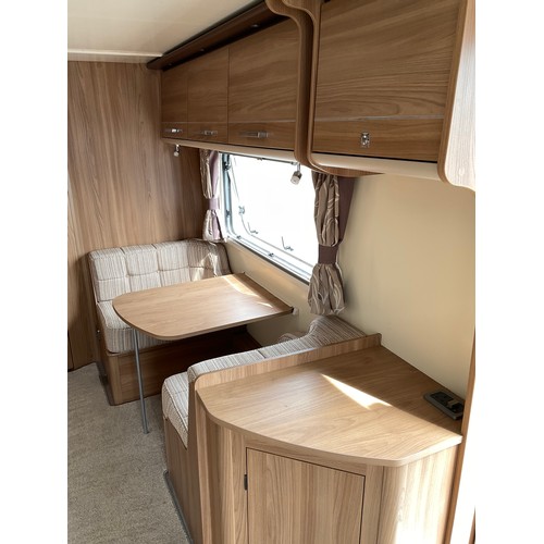 522 - 2015 BAILEY UNICORN III MADRID SINGLE AXLE 3 BERTH TOURING CARAVAN WITH FITTED MOTOR MOVER,SERVICE H... 