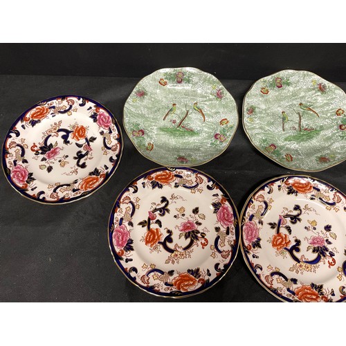 A QUANTITY OF MASONS MADELA PATTERN SIDE PLATES AND A QUANTITY OF ...