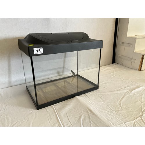 15 - TETRA FISH/REPTILE TANK H15L16W11