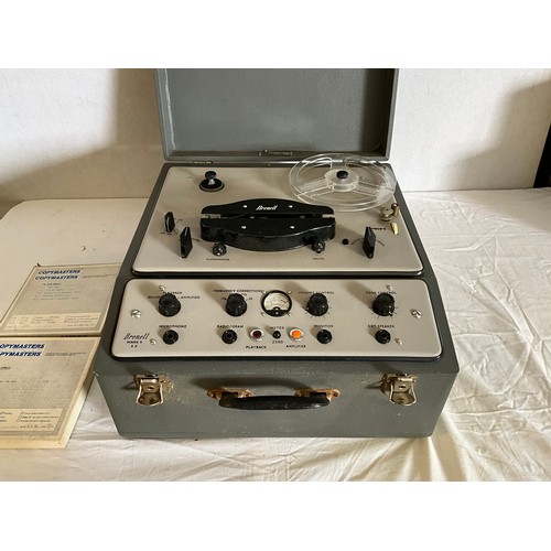 36 - VINTAGE BOXED BRENELL TAPE RECORDING EQUIPMENT