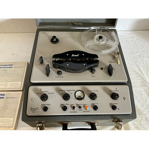 36 - VINTAGE BOXED BRENELL TAPE RECORDING EQUIPMENT