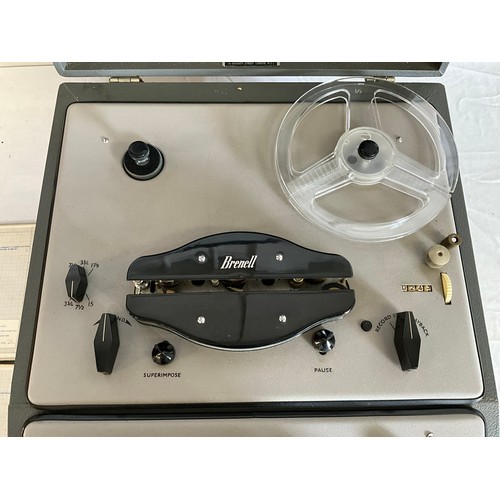 36 - VINTAGE BOXED BRENELL TAPE RECORDING EQUIPMENT