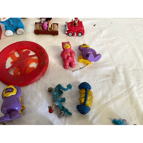 61 - BOX OF VINTAGE MCDONALDS HAPPY MEAL TOYS