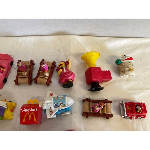 61 - BOX OF VINTAGE MCDONALDS HAPPY MEAL TOYS