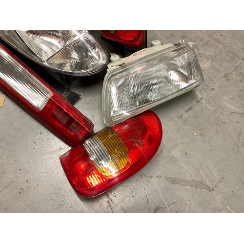 55 - 2 BOXES OF CAR LIGHTS ETC