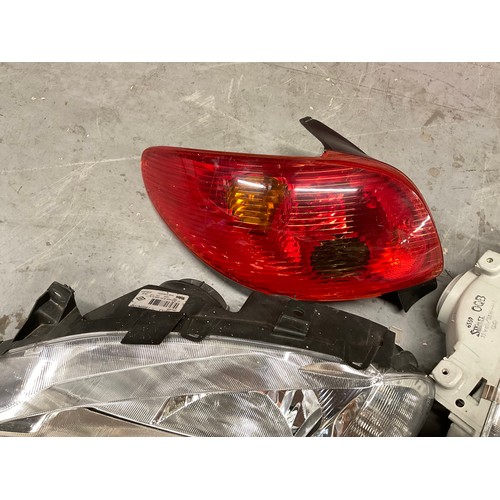 55 - 2 BOXES OF CAR LIGHTS ETC