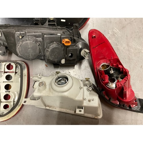 55 - 2 BOXES OF CAR LIGHTS ETC