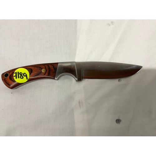 132 - MODERN HUNTING  KNIFE IN SHEATH HERBERTZ