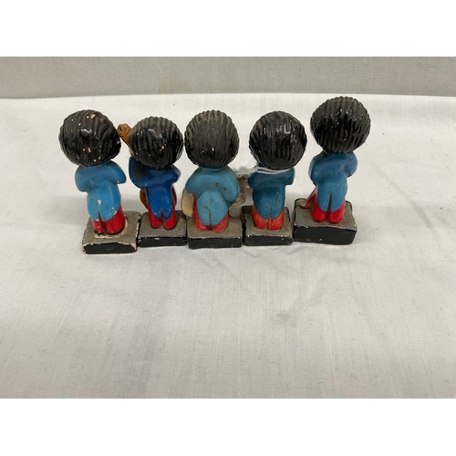 137 - 5 VINTAGE ROBERTSON BAND MEMBER (1 A/F)