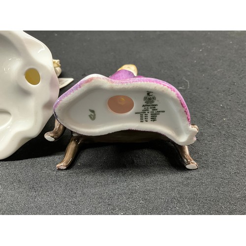 139 - 3 ROYAL DOULTON FIGURES - AFFECTION,LAMBING TIME AND TOPAZ