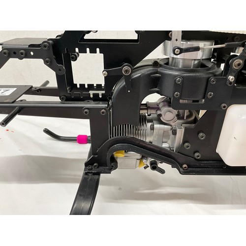 147 - HOBBY GRADE REMOTE CONTROL HELICOPTER FRAME AND ENGINE A/F