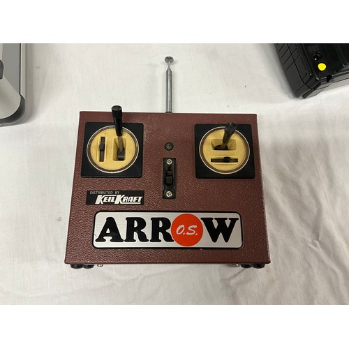 168 - BOX OF HOBBY GRADE REMOTE CONTROL UNITS INCLUDING JR PROPO X347