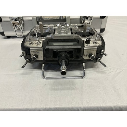 168 - BOX OF HOBBY GRADE REMOTE CONTROL UNITS INCLUDING JR PROPO X347