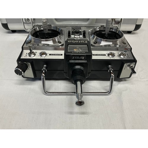 168 - BOX OF HOBBY GRADE REMOTE CONTROL UNITS INCLUDING JR PROPO X347