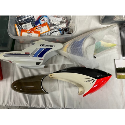 279 - 3 BOXES OF HOBBY GRADE MODEL PARTS ETC