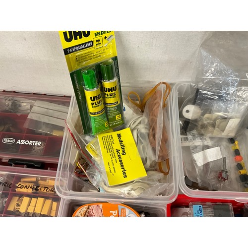 279 - 3 BOXES OF HOBBY GRADE MODEL PARTS ETC