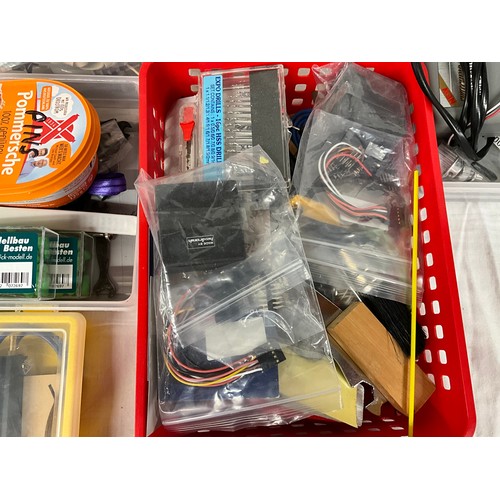 279 - 3 BOXES OF HOBBY GRADE MODEL PARTS ETC