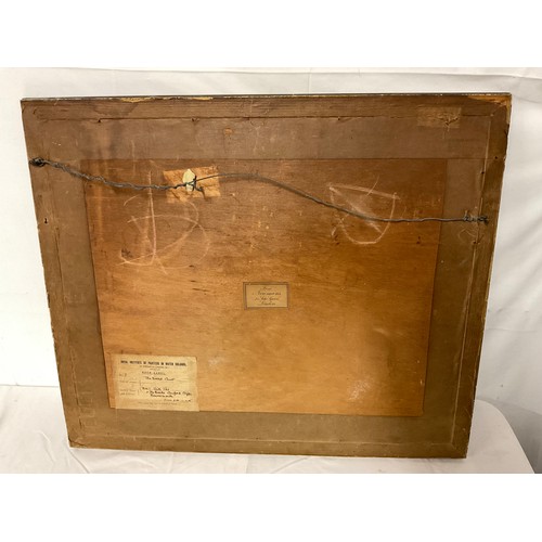 162 - GILT FRAMED WATERCOLOUR  SIGNED ANNE ELLIS 27