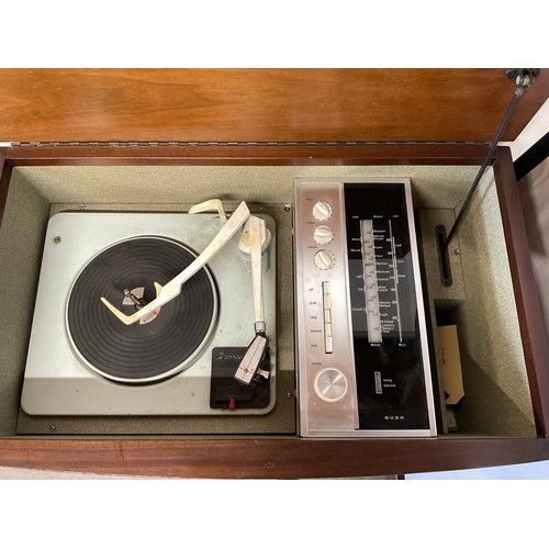VINTAGE BUSH RADIOGRAM WITH GARRARD DECK H 30