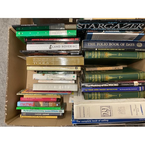 2 BOXES OF HARDBACK AND PAPERBACK BOOKS