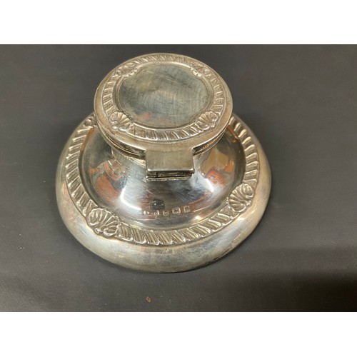 BOX OF COLLECTABLES - HALL MARKED CAPSTON INKWELL SPOON CONTINETAL 925 ...