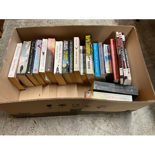 BOX OF PAPERBACK BOOKS