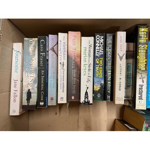 BOX OF PAPERBACK BOOKS
