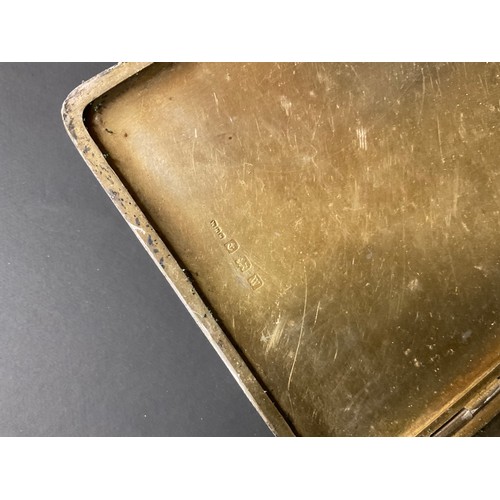 73 - HALLMARKED SILVER CIGARETTE CASE - BIRMINGHAM 1921 W170G