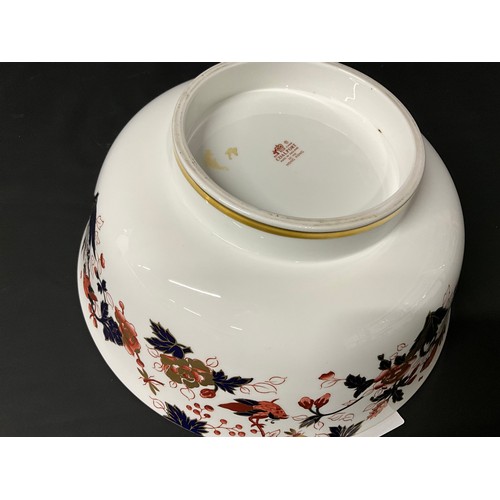 97 - LARGE COALPORT HONG KONG PATTER FRUIT BOWL DIA 10