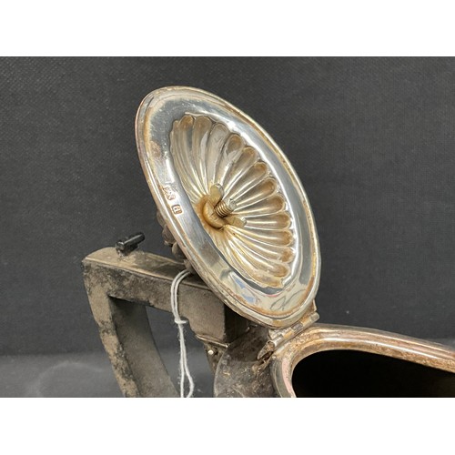 113 - HALLMARK SILVER BACHELORS TEAPOT - HALLMARKS ARE RUBBED TOTAL WEIGHT 244G - A/F