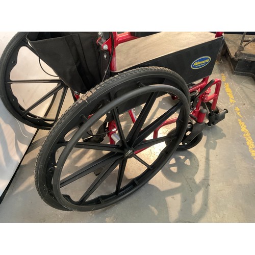222 - FOLDING ABLE WORLD WHEEL CHAIR