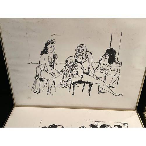 125 - 4 VINTAGE FRAMED LIMITED EDITION PRINTS 25