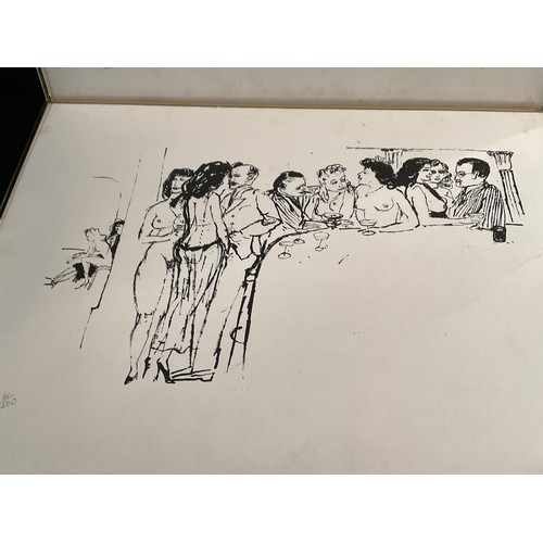 125 - 4 VINTAGE FRAMED LIMITED EDITION PRINTS 25