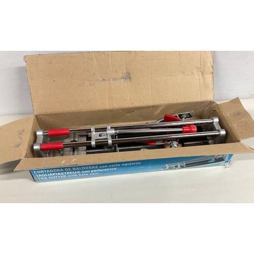 128 - BOXED KINZO TILE CUTTER WITH HOLE SAW