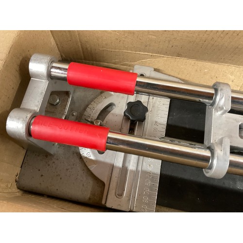 128 - BOXED KINZO TILE CUTTER WITH HOLE SAW