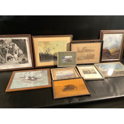 127 - QTY OF FRAMED PICTURES AND PRINTS A/F