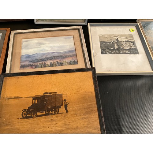 127 - QTY OF FRAMED PICTURES AND PRINTS A/F