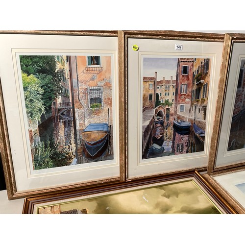 144 - QTY OF MODERN FRAMED PICTURES & PRINTS