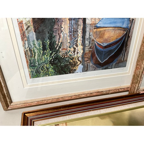 144 - QTY OF MODERN FRAMED PICTURES & PRINTS