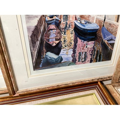 144 - QTY OF MODERN FRAMED PICTURES & PRINTS