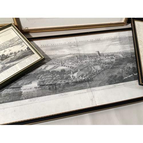 146 - QTY OF VINTAGE PICTURES AND PRINTS TO INCLUDE ETCHING OF RICHMOND COUNTY OF YORK