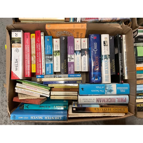 169 - 4 BOXES OF VINTAGE HARDBACK & PAPERBACK BOOKS