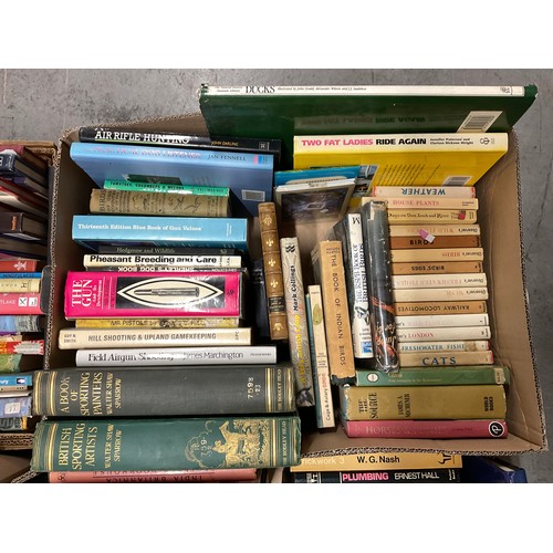 169 - 4 BOXES OF VINTAGE HARDBACK & PAPERBACK BOOKS